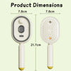 Brosse Cheveux Spray Anti-Statique Rechargeable