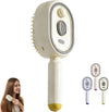Brosse Cheveux Spray Anti-Statique Rechargeable