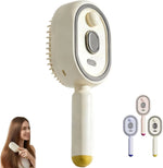 Brosse Cheveux Spray Anti-Statique Rechargeable