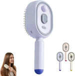 Brosse Cheveux Spray Anti-Statique Rechargeable