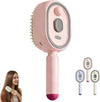 Brosse Cheveux Spray Anti-Statique Rechargeable
